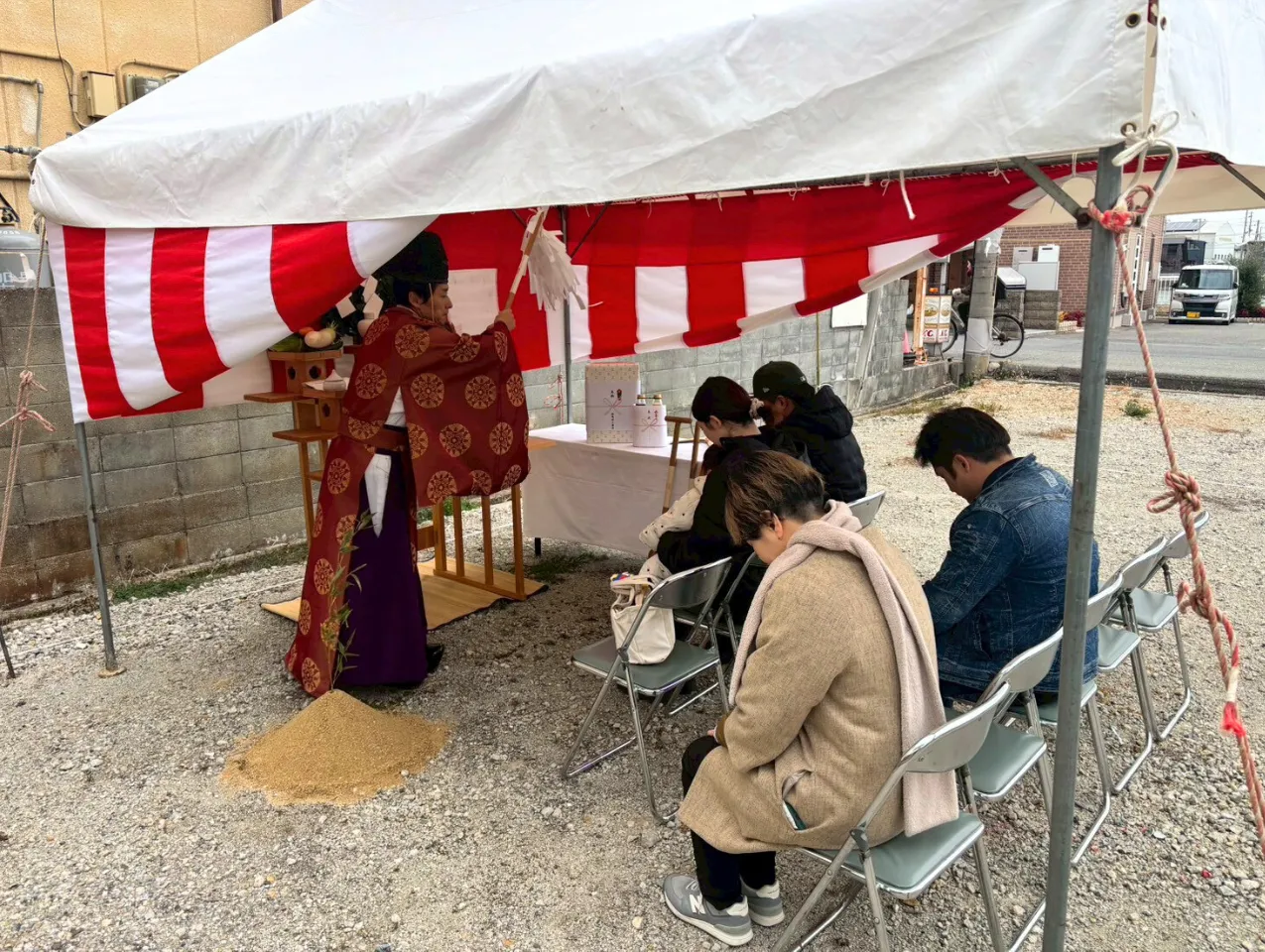 地鎮祭が執り行われました