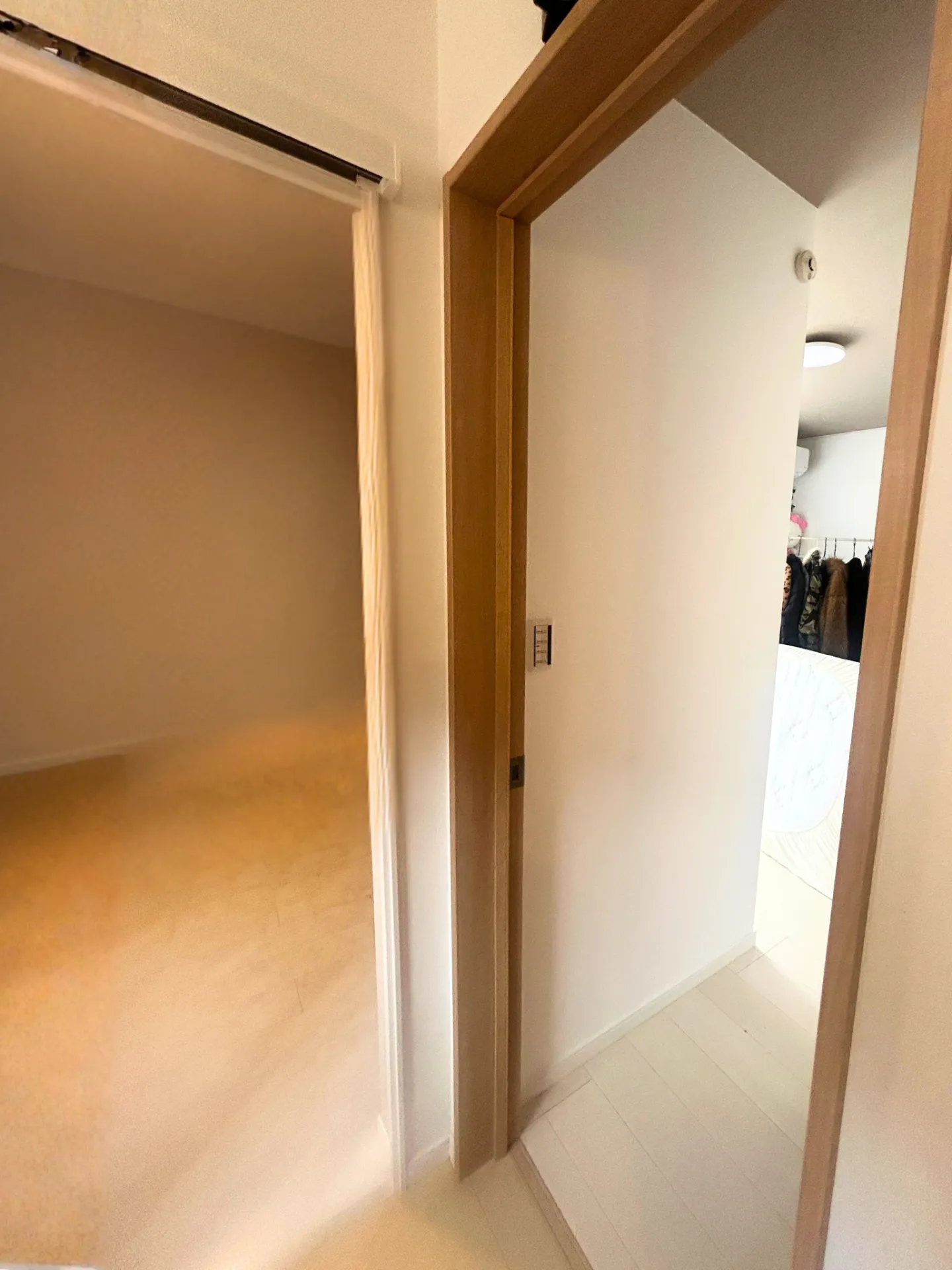 施工後　扉を新設し新たな部屋として使い始めました