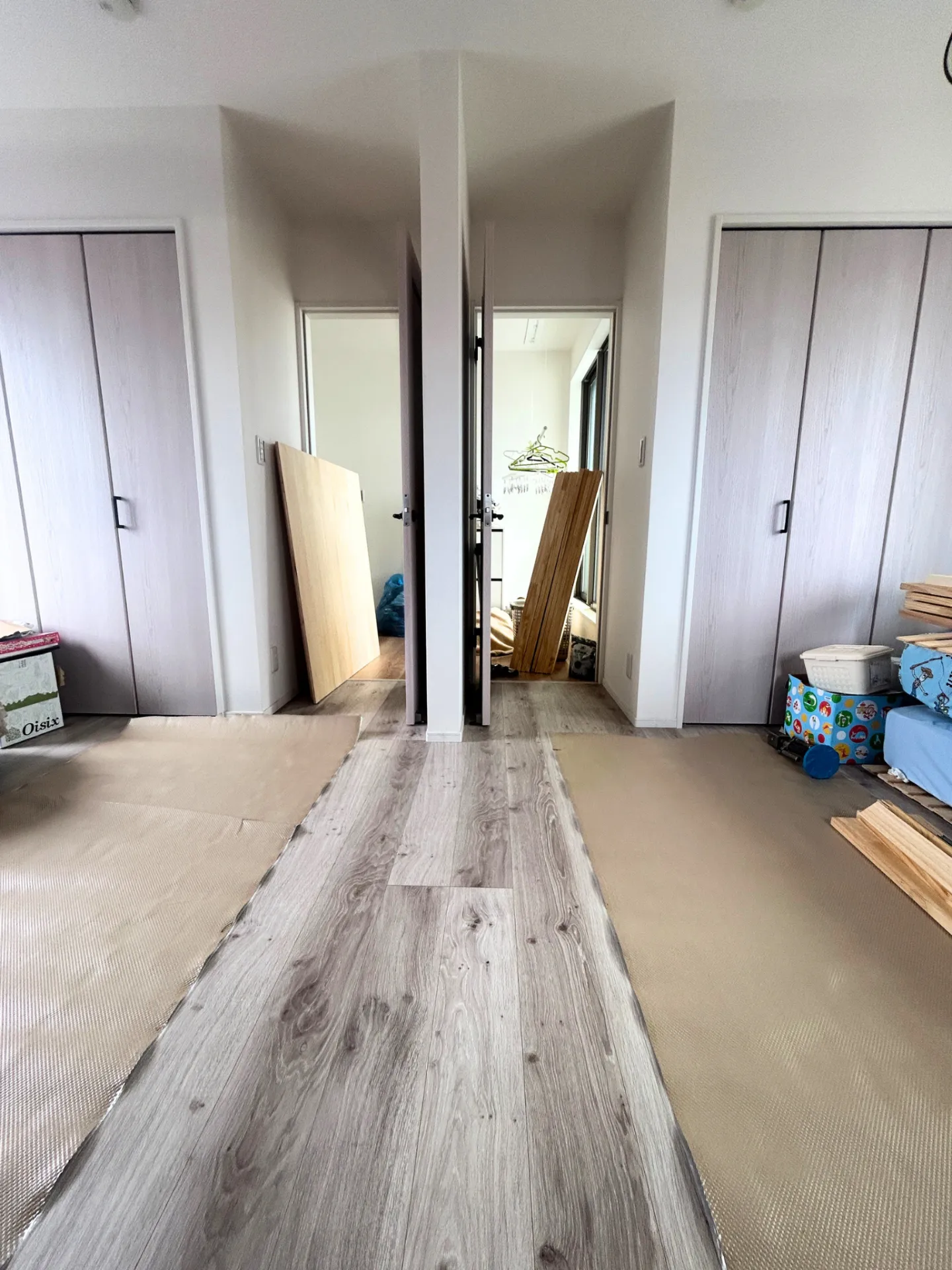 施工前　一部屋を間仕切り